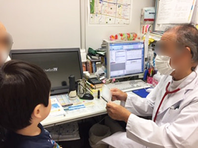 小児科医院での患者の保護者に向けた除菌シートサンプリング事例1