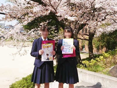 新高校１年生の女子生徒に向けたファッション通販カタログ＆ペンのサンプリング事例4