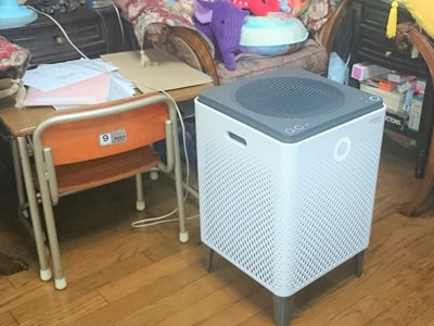 小児科/耳鼻咽喉科/幼児教室における日本初ローンチ空気清浄機のタッチ&トライ事例1
