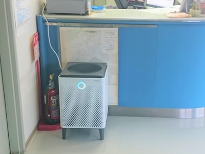 小児科/耳鼻咽喉科/幼児教室における日本初ローンチ空気清浄機のタッチ&トライ事例2