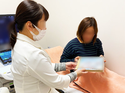 産婦人科でエコー検査を受ける妊婦さんに向けたフォトアプリ専用アルバムのサンプリング事例(第2弾)1