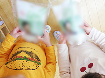 幼稚園と保育園の園児および保護者に向けた特産ブランド米と商品紹介リーフレットのサンプリング事例4