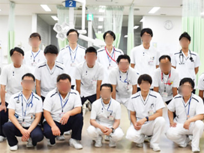 男性医療従事者サンプリング