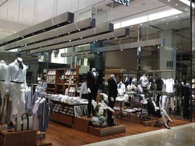 大手紳士服チェーン店舗でのルートサンプリング1