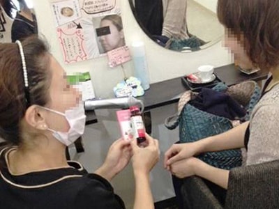 エステサロンでの栄養ドリンクサンプリング事例2