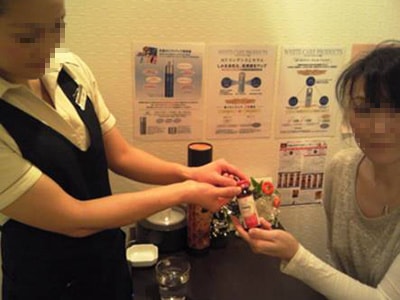 エステサロンでの栄養ドリンクサンプリング事例3