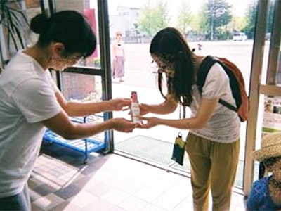 幼稚園・保育園での食器洗剤サンプリング事例1