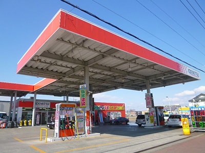 ガソリンスタンドでのドラッグストア店舗誘引サンプリング事例4