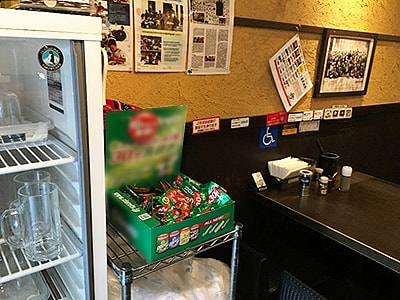 ラーメン店/居酒屋でのガム試供品設置サンプリング事例2