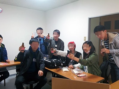 炭酸栄養ドリンクの学習塾サンプリング事例4