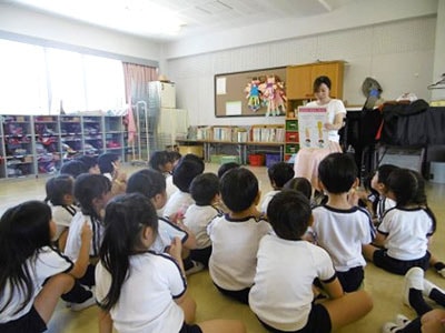 園で活用できる生活習慣応援セット&シール帳の幼稚園・保育園サンプリング事例1