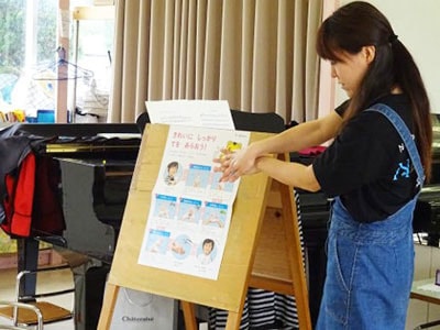 園で活用できる生活習慣応援セット&シール帳の幼稚園・保育園サンプリング事例2