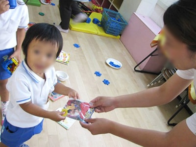2回目の屋内遊戯施設クーポン保育園・幼稚園サンプリング事例2