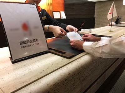 ビジネスホテルでのエナジードリンクサンプリング事例2