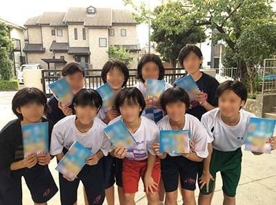 成長期応援飲料の小学校・中学校でのサンプリング事例2