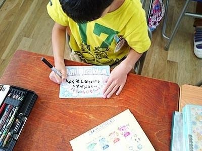 大手メーカー柔軟剤の全国小学校でのサンプリング事例2