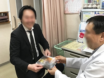 大手健康食品メーカー発売サプリメントの人間ドックでのサンプリング事例1