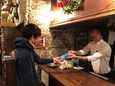 カフェ・レストランでの経口補水液サンプリング事例4