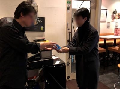 カフェ・レストランでの経口補水液サンプリング事例2