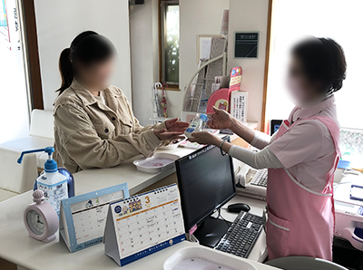 産婦人科での欧州著名ブランド洗濯用液体洗剤のサンプリング事例2