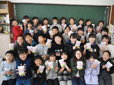 特定保健用食品低カロリーゼリーの小学校でのサンプリング事例1