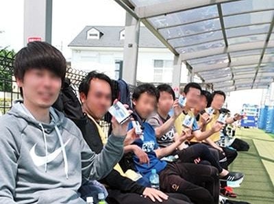 大手日用品メーカー男性向け整髪料のフットサル施設サンプリング事例2
