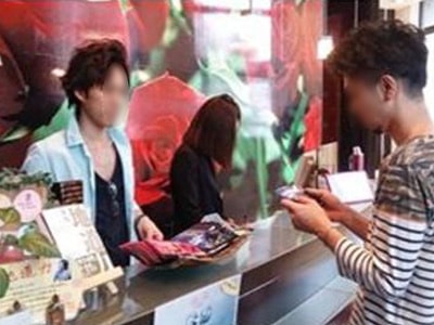 薬用シャンプー&コンディショナーの美容室サンプリング事例1