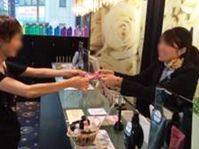 薬用シャンプー&コンディショナーの美容室サンプリング事例4