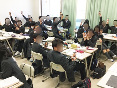 教育機関・医療機関・高齢者施設等でのアーモンド飲料サンプリング事例1