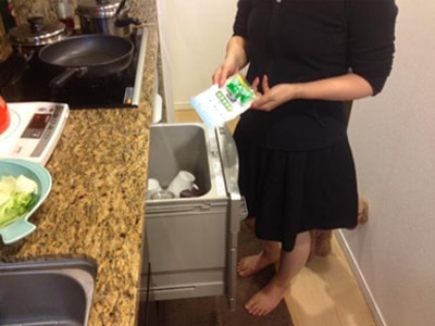家事代行サービスルートでの食洗機用洗剤サンプリング事例