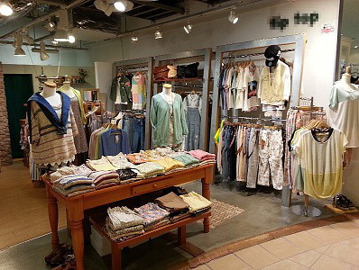 アパレルショップでのルートサンプリング1