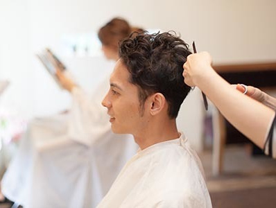 美容室での男性向けルートサンプリング1