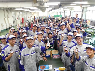 専門学校での栄養ドリンクサンプリング事例1