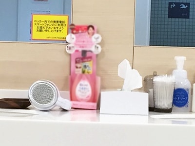 メイククレンジング商品のフィットネスジム/ヨガスタジオでのタッチ&トライプロモーション事例3