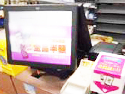 大手CD&DVDレンタルG POSレジ映像放映2