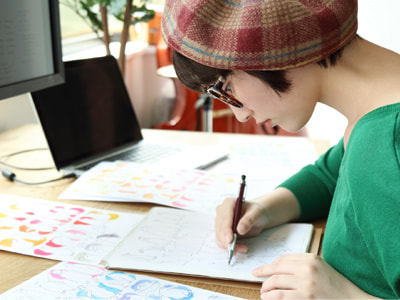 東日本エリアの美術系学校や絵画教室におけるWEBサイト用キャラクター募集案内&作品募集事務局運営事例
