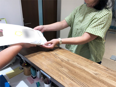 人間ドック/健診センターでの受診者に向けた1食に必要な栄養素を含むパンのサンプリング事例3