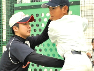 ジュニアスポーツスクールでのサンプリング1