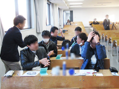大手男性化粧品メーカーによる大学での就活身だしなみセミナー事例3