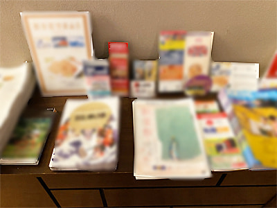 文化系イベントの認知拡大や各会場への誘因を目的とした会場付近のカフェ/ホテルでのリーフレット設置サンプリング事例3