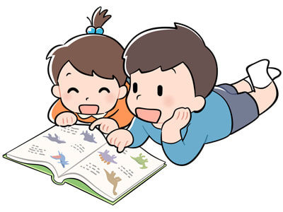 幼稚園と保育園の園児たちに向けた夏休み期間中の恐竜ライブショー冊子のサンプリング事例2