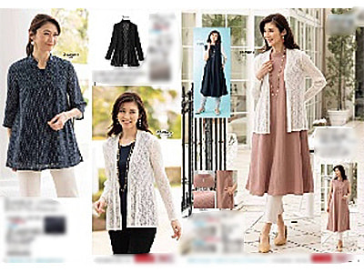 シニア女性向け通販 商品宅配時同梱広告