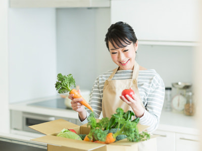 大手ネットスーパーで日用品購入された利用者に向けたボディソープ試供品の同梱サンプリング事例