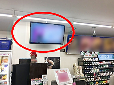 コンビニエンスストアM映像放映2
