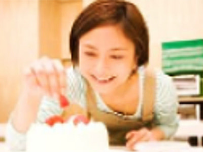 料理教室でのビジョン広告1