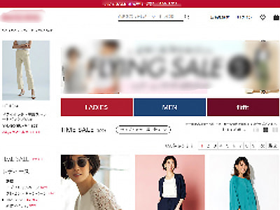 アパレル通販「D」カタログ同梱広告