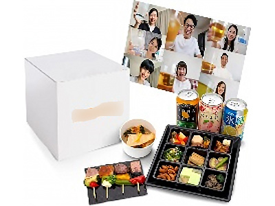 オンライン飲み会フードデリバリー時同梱広告