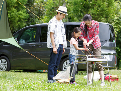 キャンプ場サンプリング