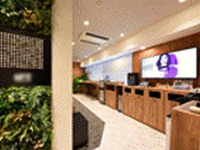 シェアオフィスでの映像放映