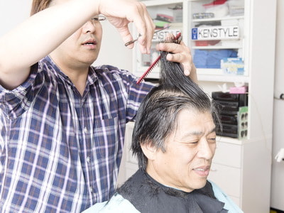 理容室でのルートサンプリング